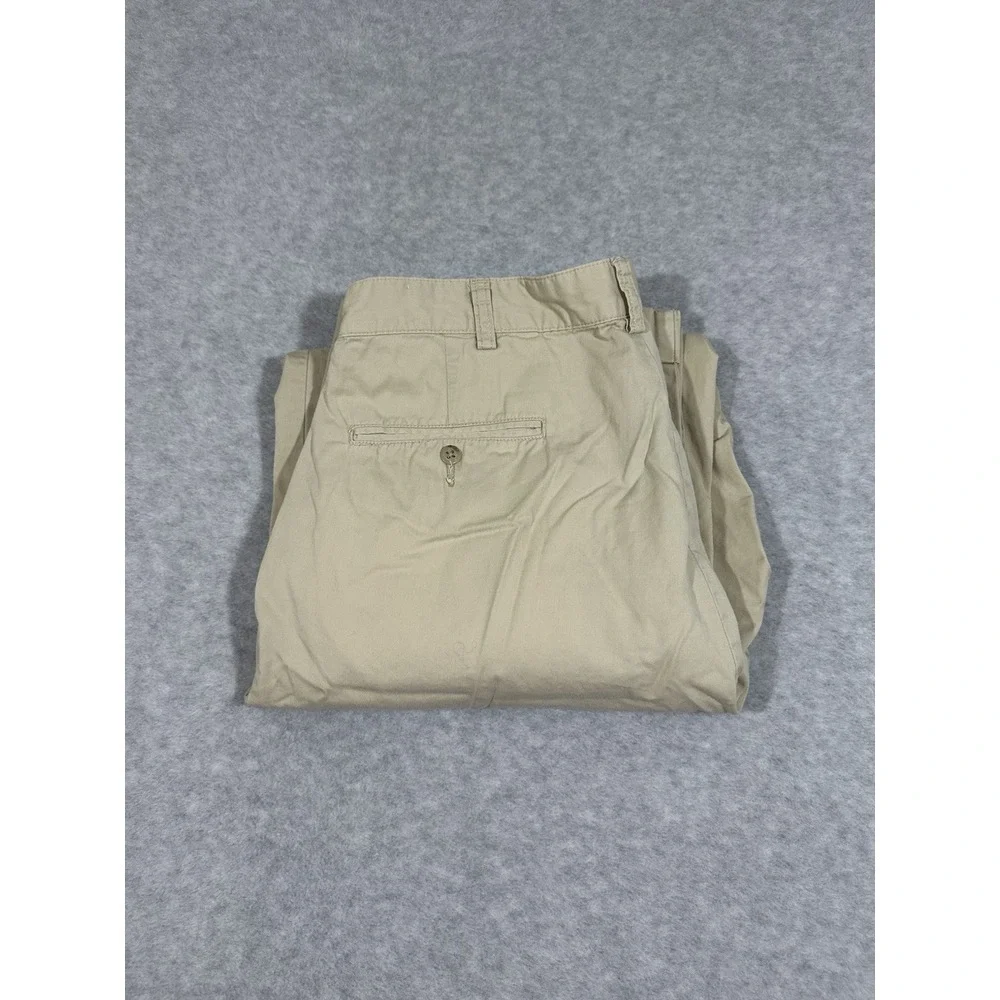 Polo Ralph Lauren Hammond Pants mens 34x32 (30) Tan Cotton Cuffed‎ Pleated